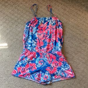 Lilly Pulitzer Romper- L 8-10)
